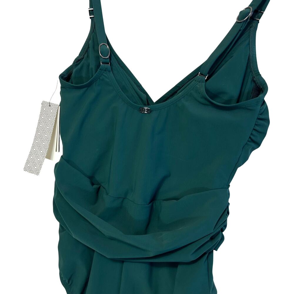 Amoressa Miraclesuit Getty One Piece Swimsuit NWT Women's Sz 6 Oil Slick Slim - Picture 6 of 11